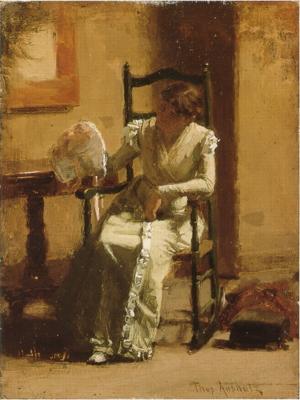 Seated Woman With Bonnet