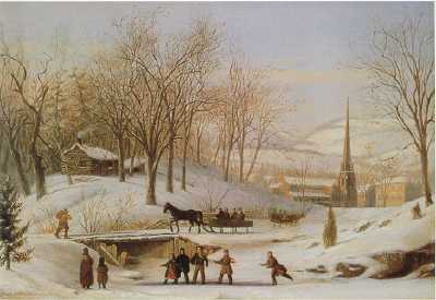 Snow Scene at Utica