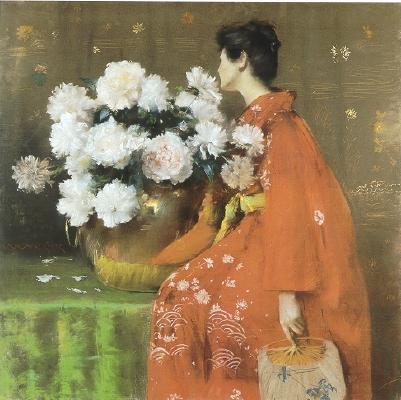 Peonies by William Merritt Chase - Auction record, sale price, and art valuation. Compare with similar artists and explore comparable artworks.