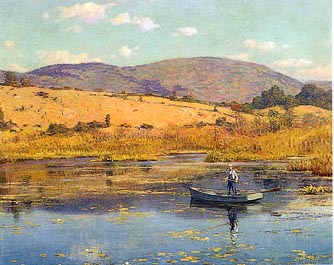 Sample artwork by Robert Hogg Nisbet (1879 - 1961), known for landscape, figure and genre painting, etching - View similar artists and auction records