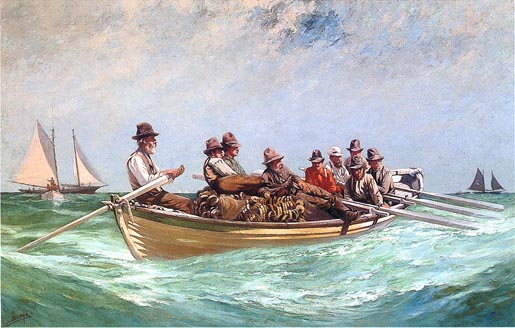 Waiting For the Fish to School