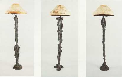Three Bronze Lamps