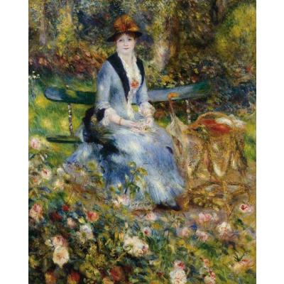 DANS LES ROSES (MADAME LEON CLAPISSON) by Pierre Auguste Renoir - Auction record, sale price, and art valuation. Compare with similar artists and explore comparable artworks.