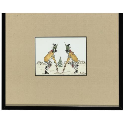 Buffalo Dance by Tonita Vigil (Quah Ah) Pena - Auction record, sale price, and art valuation. Compare with similar artists and explore comparable artworks.