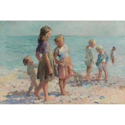 Children at the Beach