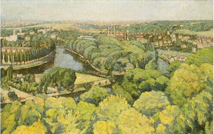 View of Paris from Saint Cloud