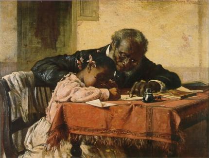 The Writing Lesson by Harry Roseland - Auction record, sale price, and art valuation. Compare with similar artists and explore comparable artworks.