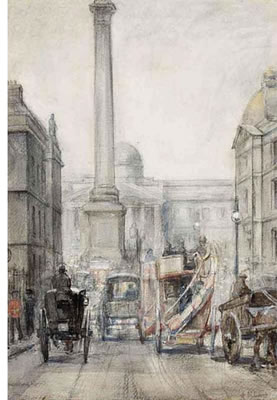 A VIEW OF TRAFALGAR SQUARE