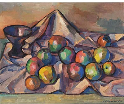 A STILL LIFE WITH APPLES