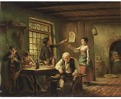 A TAVERN INTERIOR