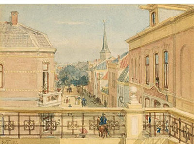 VIEW OF THE KERKSTRAAT, ZANDVOORT