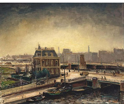 A VIEW OF THE BERLAGE BRUG, AMSTERDAM