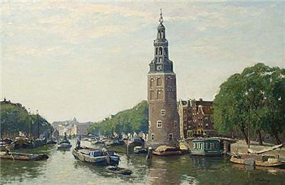VIEW OF THE MONTELBAANSTOREN,AMSTERDAM
