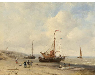 Sample artwork by Johannes Franciscus Hoppenbrouwers (1819 - 1866), known for landscape painting - View similar artists and auction records