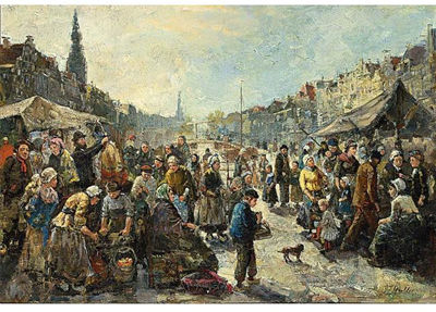 Sample artwork by Gerard Johan Staller (1880 - 1956), known for painting - View similar artists and auction records
