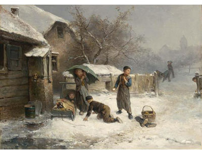 THE SNOWBALL FIGHT