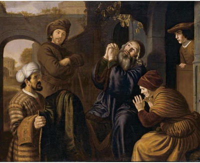 JACOB BEING SHOWN JOSEPH'S ROBE (GENESIS 37: 32 -33)