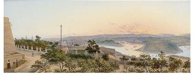 VIEW OF THE GRAND HARBOUR OF VALETTA, MALTA by Luigi Maria Galea - Auction record, sale price, and art valuation. Compare with similar artists and explore comparable artworks.