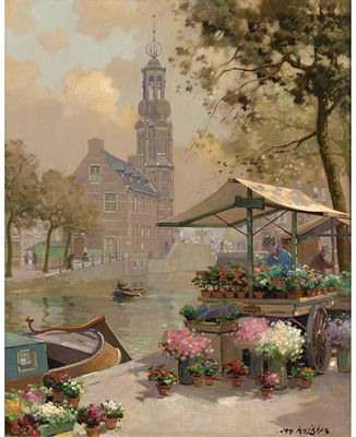 THE FLOWER MARKET, AMSTERDAM