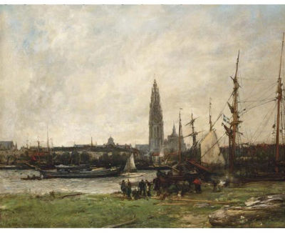 Sample artwork by Antoine Vollon (1833 - 1900), known for abstract figure, still life, animals and landscape painting and drawing - View similar artists and auction records