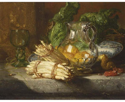 Sample artwork by Maria Vos (1824 - 1906), known for still life, cityscapes and portrait painting - View similar artists and auction records