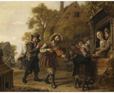 THE BLIND FIDDLER by Jan Victors - Auction record, sale price, and art valuation. Compare with similar artists and explore comparable artworks.
