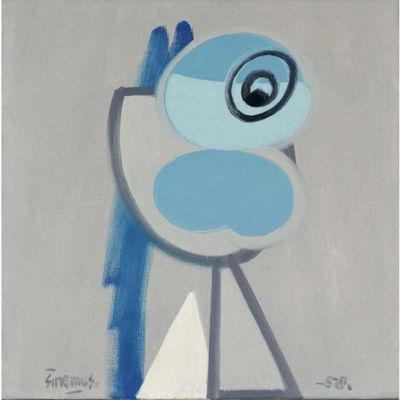 COMPOSITIE IN BLAUW