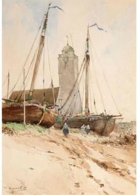 FISHING BOATS IN KATWIJK AAN ZEE