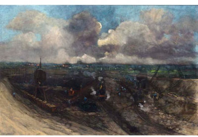 DIGGING BROWNCOAL by Herman Heijenbrock - Auction record, sale price, and art valuation. Compare with similar artists and explore comparable artworks.