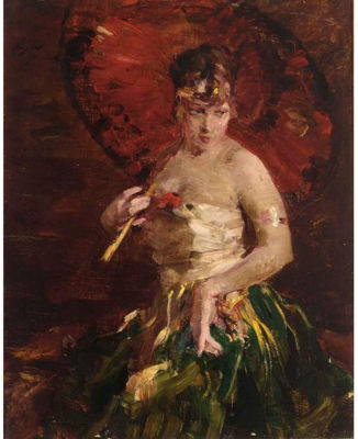 LADY WITH PARASOL