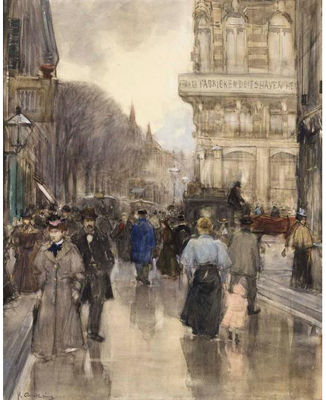 Sample artwork by Floris Pieter Florentius Nicolaas Jacobus Arntzenius (1864 - 1925), known for genre, beach scenes, landscape and still life paintings, illustration, printmaking - View similar artists and auction records
