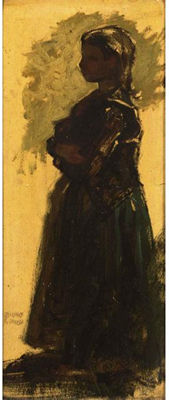 PORTRAIT OF A GIRL STANDING