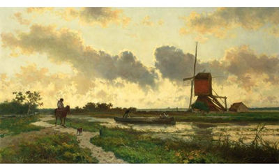SUNSET NEAR BOSKOOP