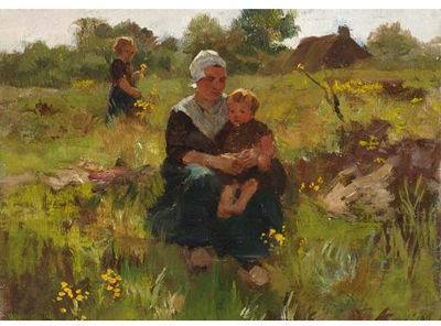 Sample artwork by Jacob Zon (1872 - 1932), known for painting - View similar artists and auction records