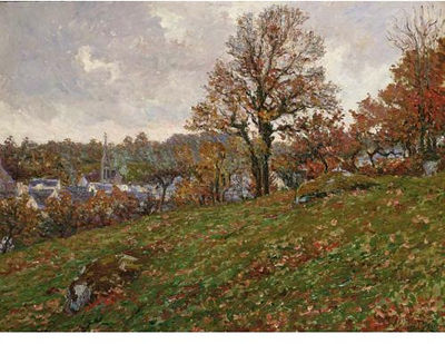 A View of Pont-Aven by Jacinte Pozier - Auction record, sale price, and art valuation. Compare with similar artists and explore comparable artworks.