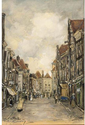 Sample artwork by Herman Davinus Heuff (1875 - 1945), known for painting - View similar artists and auction records
