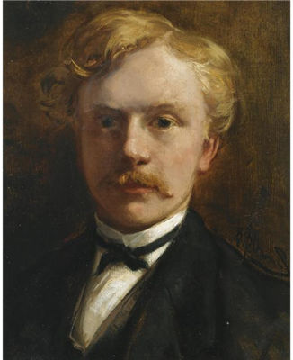 Portrait of Bernard Johannes Blommers: A SELF PORTRAIT
