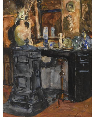 IN THE ARTIST'S STUDIO