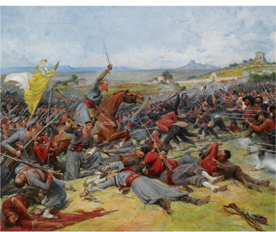 THE BATTLE NEAR MENTANA