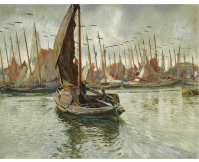 A SATURDAY IN VOLENDAM HARBOUR by Maurice Sys - Auction record, sale price, and art valuation. Compare with similar artists and explore comparable artworks.