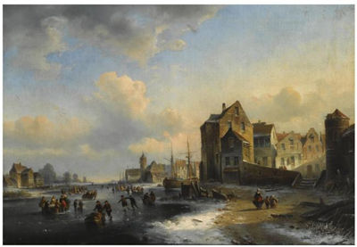 Sample artwork by Jan Gerard Smits (1823 - 1910), known for land-and townscape painting, figure - View similar artists and auction records