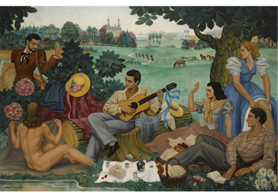 DEJEUNER SUR L'HERBE