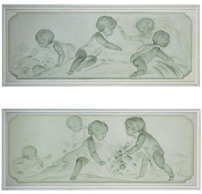Sample artwork by Jacob De Wit (1695 - 1754), known for religious door and ceiling painting, interior decoration - View similar artists and auction records