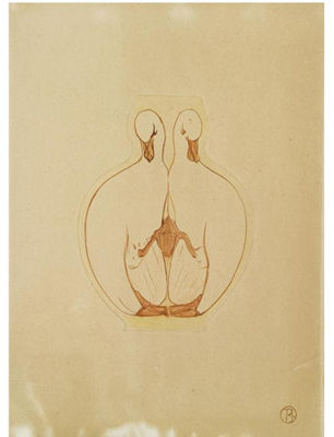 TWO DUCKS by Theodoor Van Hoytema - Auction record, sale price, and art valuation. Compare with similar artists and explore comparable artworks.