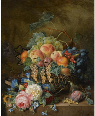 Sample artwork by Adriana Ravenswaay (1816 - 1872), known for still life paintings, flowers - View similar artists and auction records