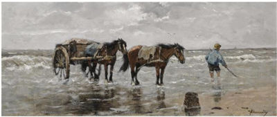 SHELL FISHERS ON THE BEACH