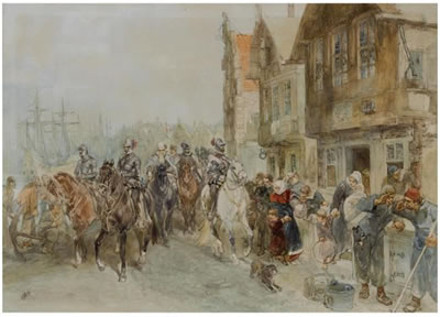THE DUKE OF ALBA'S ENTRY INTO AMSTERDAM