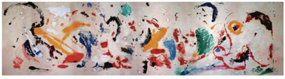 Sample artwork by Pinot Gallizio (1902 - 1964), known for industrial painting - View similar artists and auction records