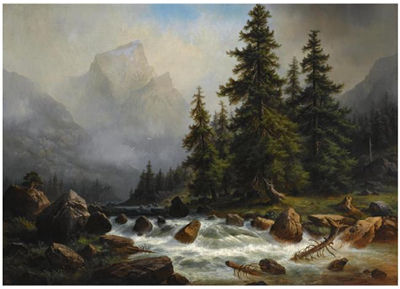 A VIEW OF THE WETTERHORN