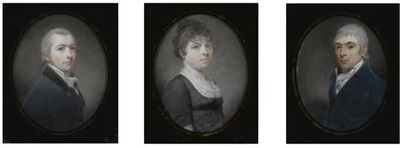 PORTRAITS OF CORNELIS JOHANNES KNEPPELHOUT; JOHANNA CHARLOTTE KNEPPELHOUT ;HER HUSBAND JAN FREDERIK VAN BEUNINGER by Charles Howard Hodges - Auction record, sale price, and art valuation. Compare with similar artists and explore comparable artworks.